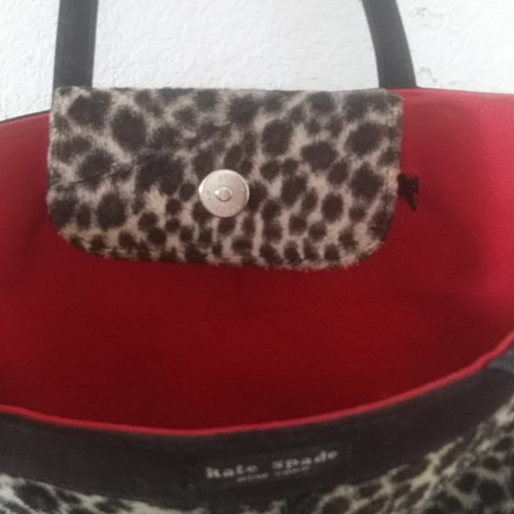 Kate spade animal print faux fur purse - Picture 3 of 10